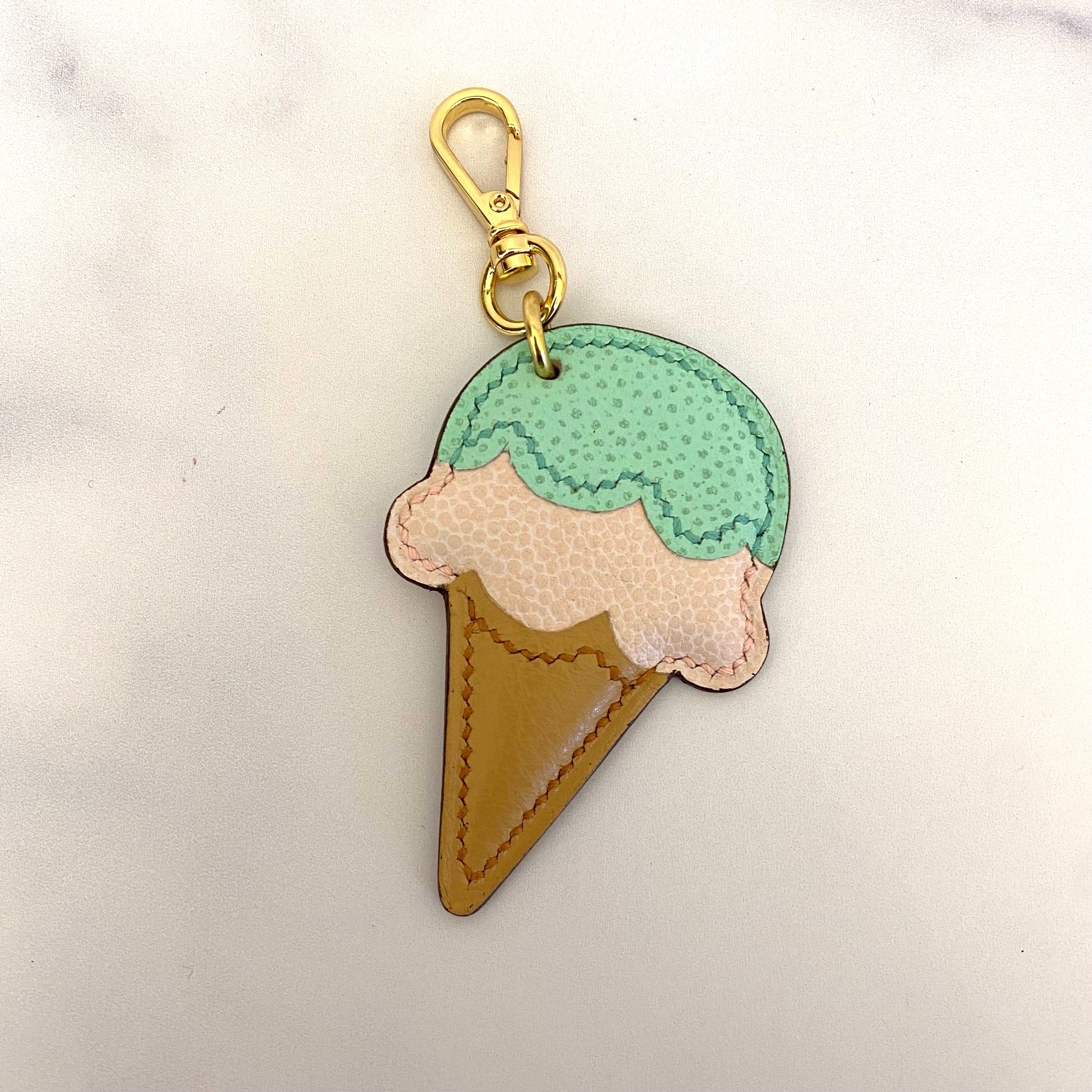 Ice Cream Keychain / Purse Charm